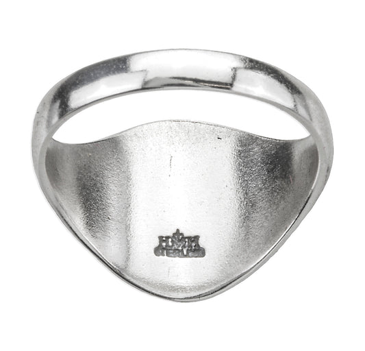 Sterling Silver Sacred Heart of Jesus Ring for Faithful Love