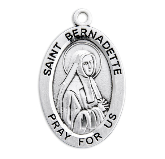 St. Bernadette Medal Front