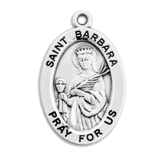 St. Barbara Medal Front