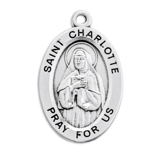 St. Charlotte Medal Front