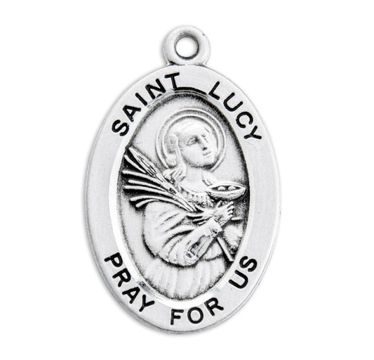 St. Lucy Medal Front