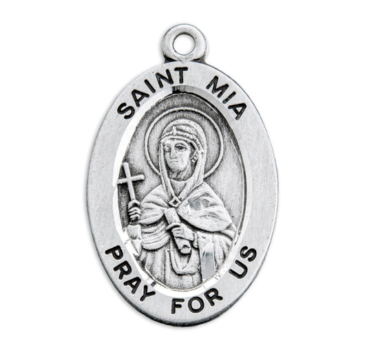 St. Mia Medal Front