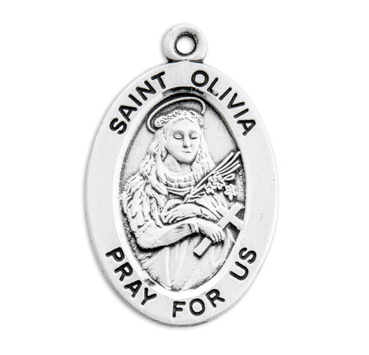 St. Olivia Medal Front