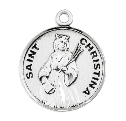 St. Christina Medal Front