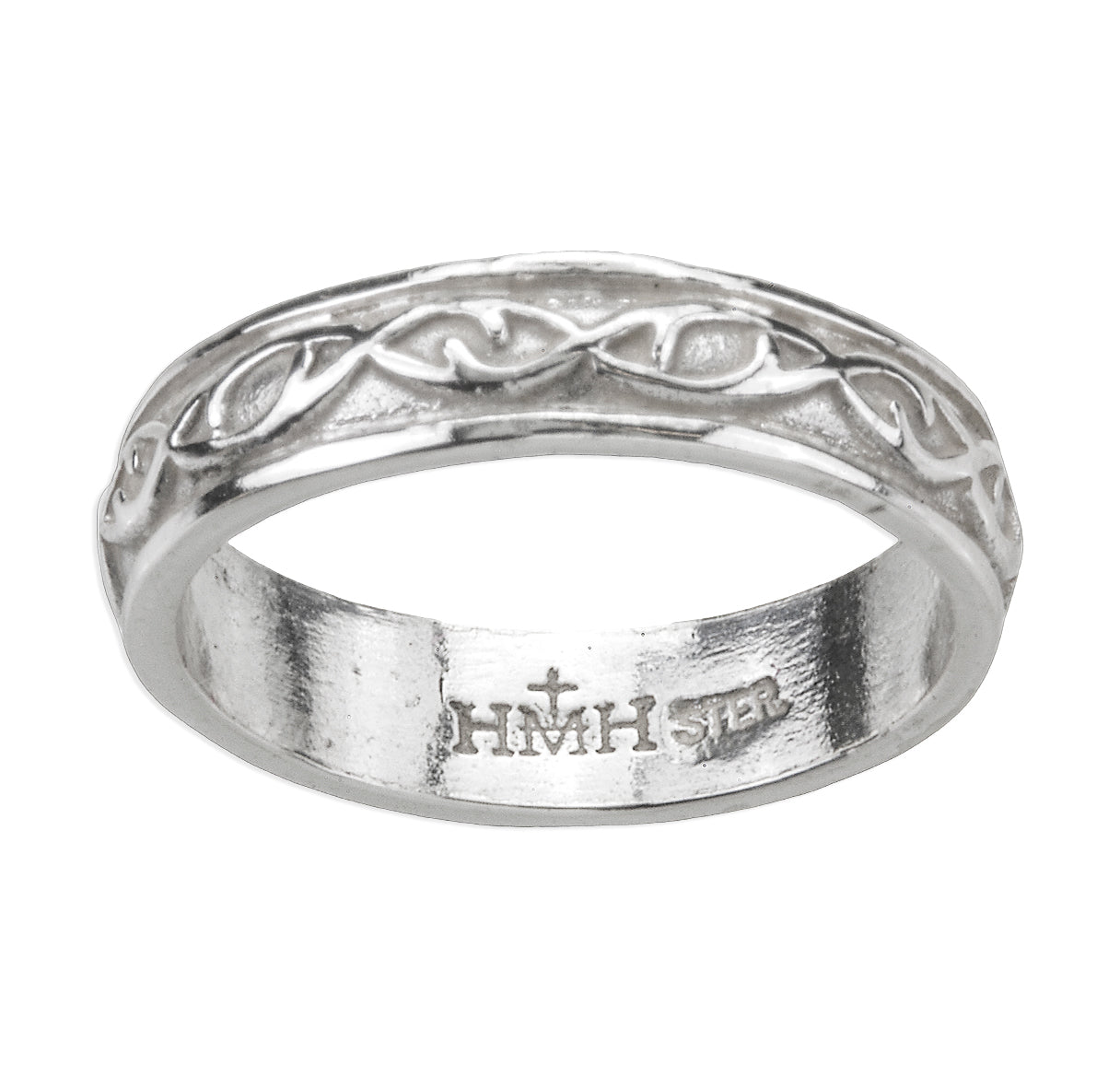 Sterling Silver Crown of Thorns Ring for Faith and Style