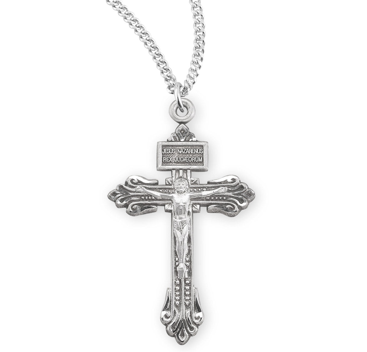 Sterling Silver "Pardon" Crucifix