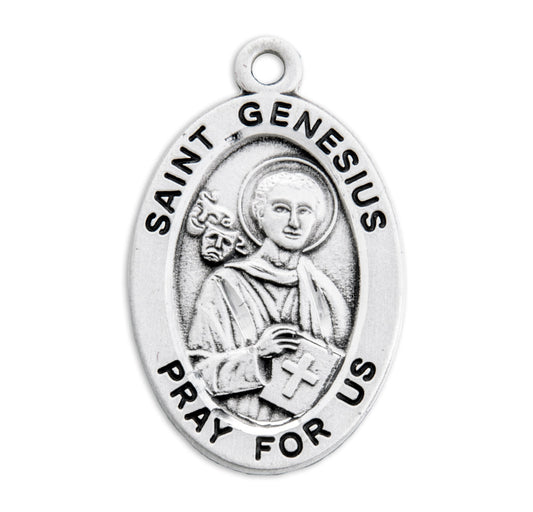 St. Genesius Medal Front