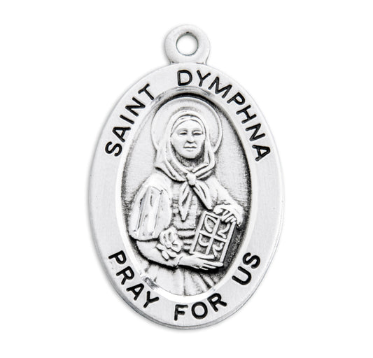 St. Dymphna Medal Front