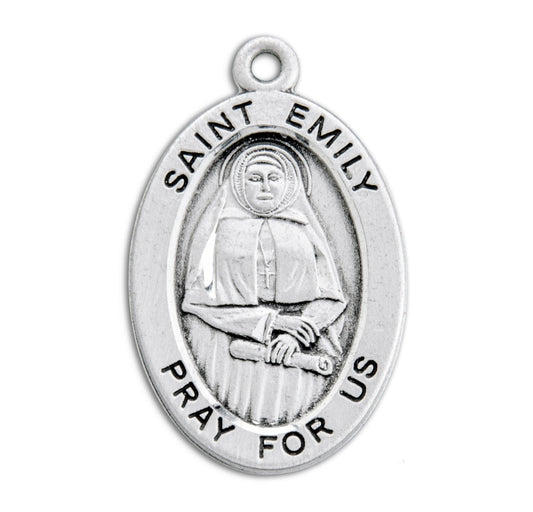 St. Emily Medal Front