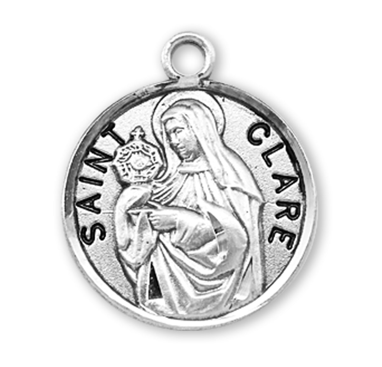 St. Clare Medal Front
