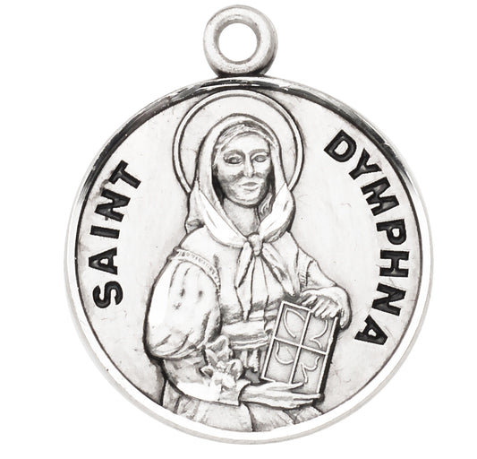 St. Dymphna Medal Front